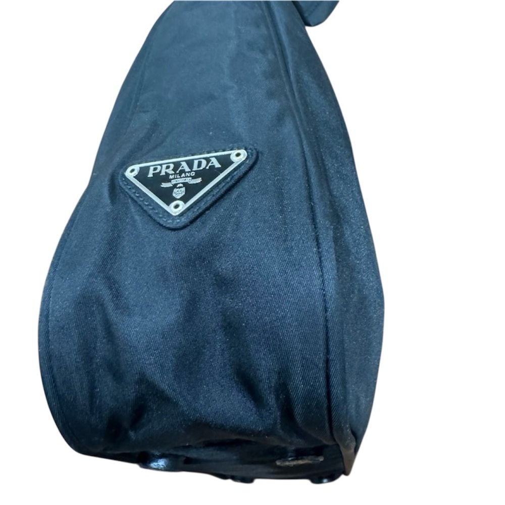 Prada Tessuto shoulder bag. Black